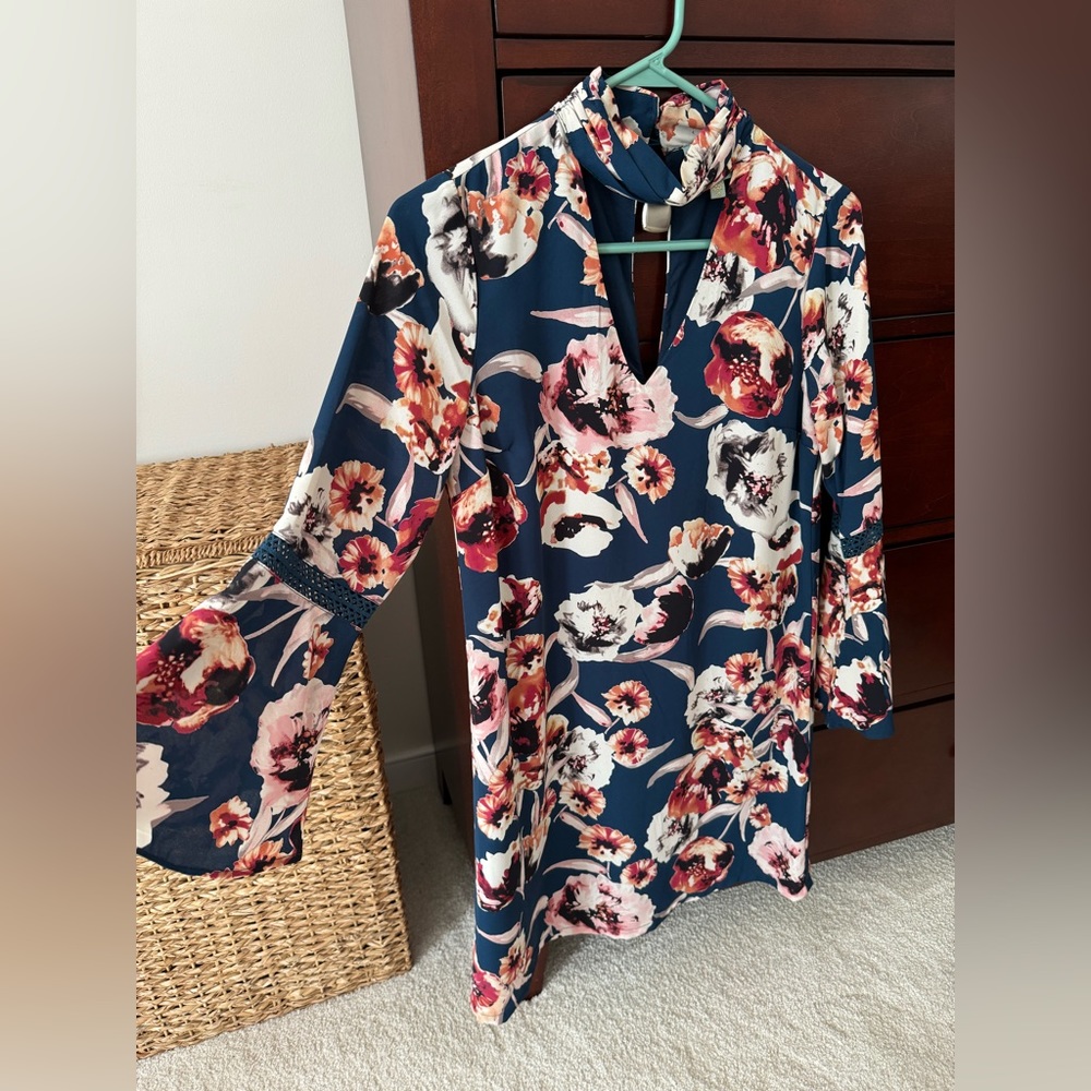 Skies are Blue navy floral dress